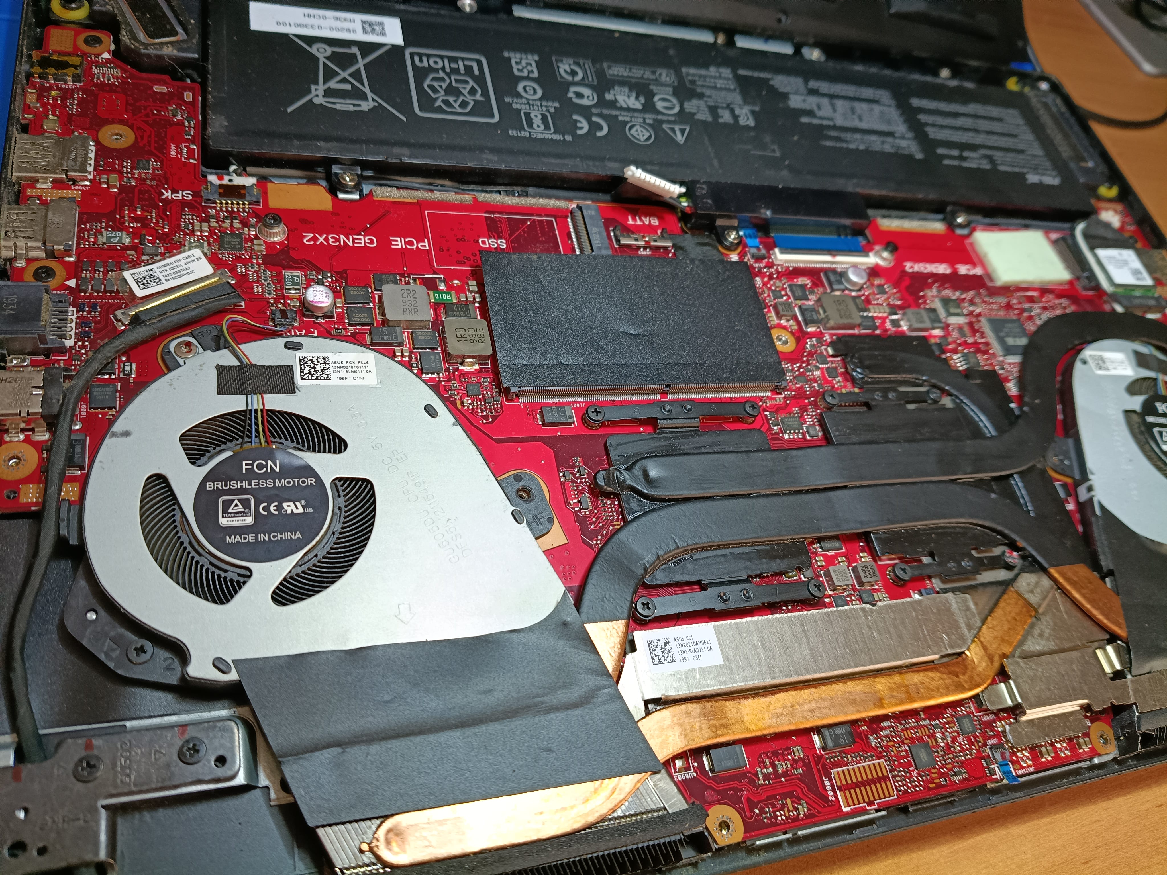 Reparación de la línea G_PWR_SRC_NVVDD del ASUS ROG Zephyrus