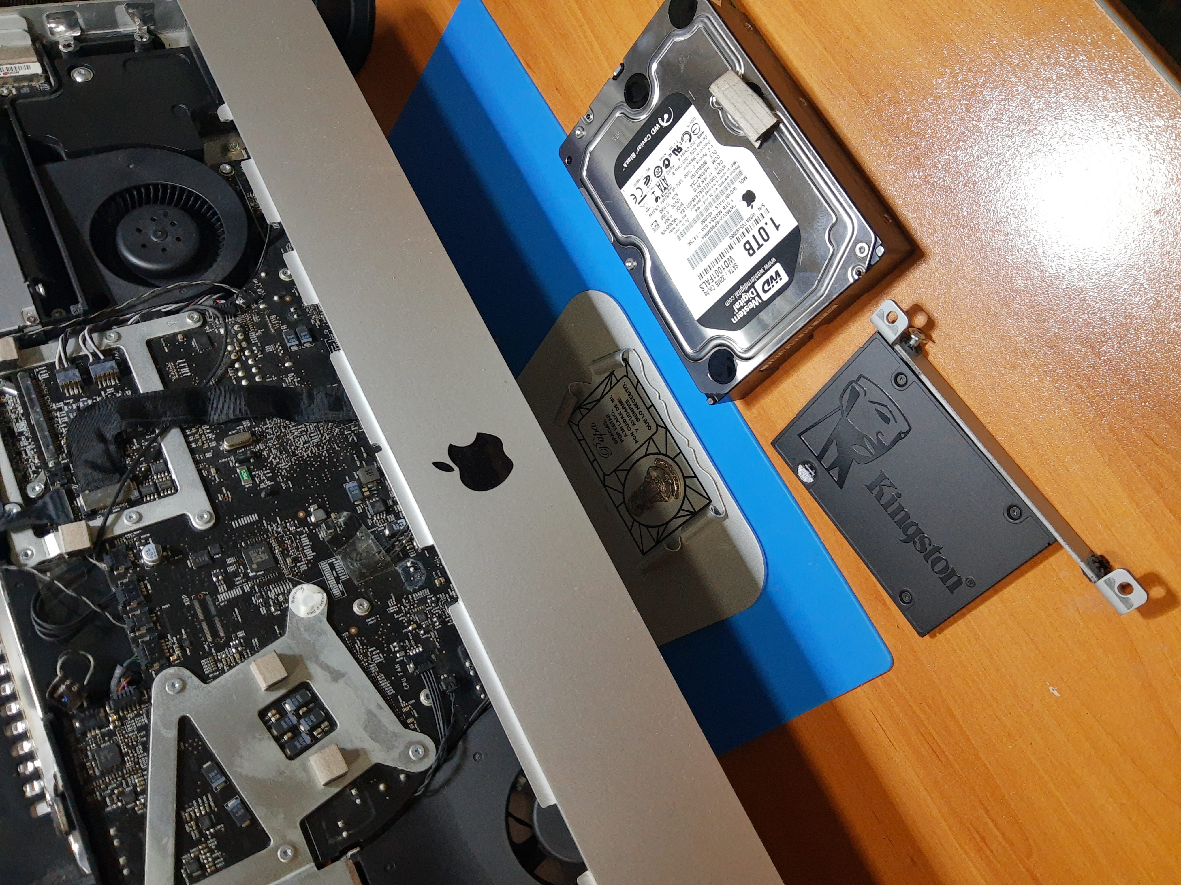 Disco duro mecánico retirado del iMac 2009