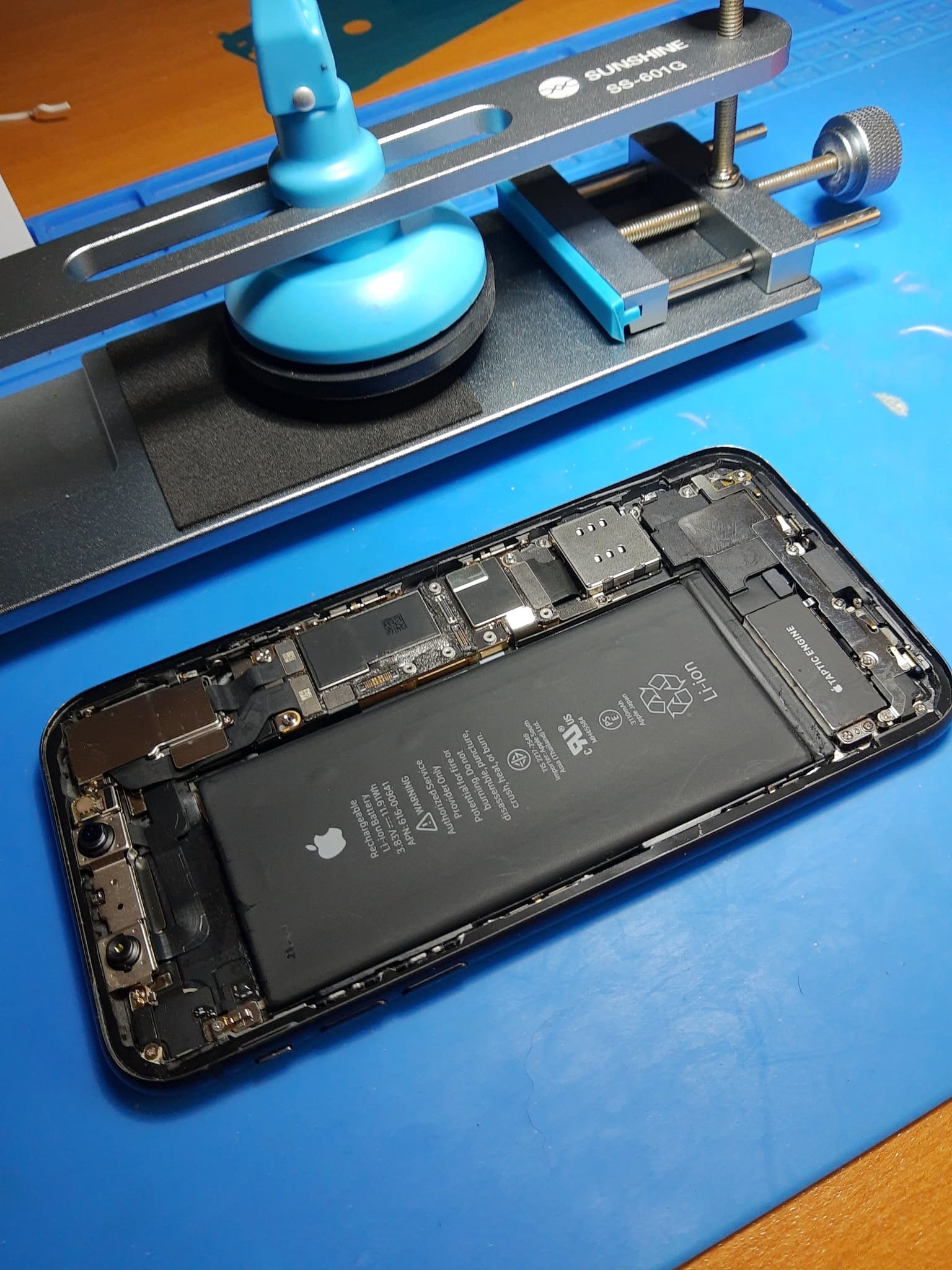 Nueva batería instalada en el iPhone 11