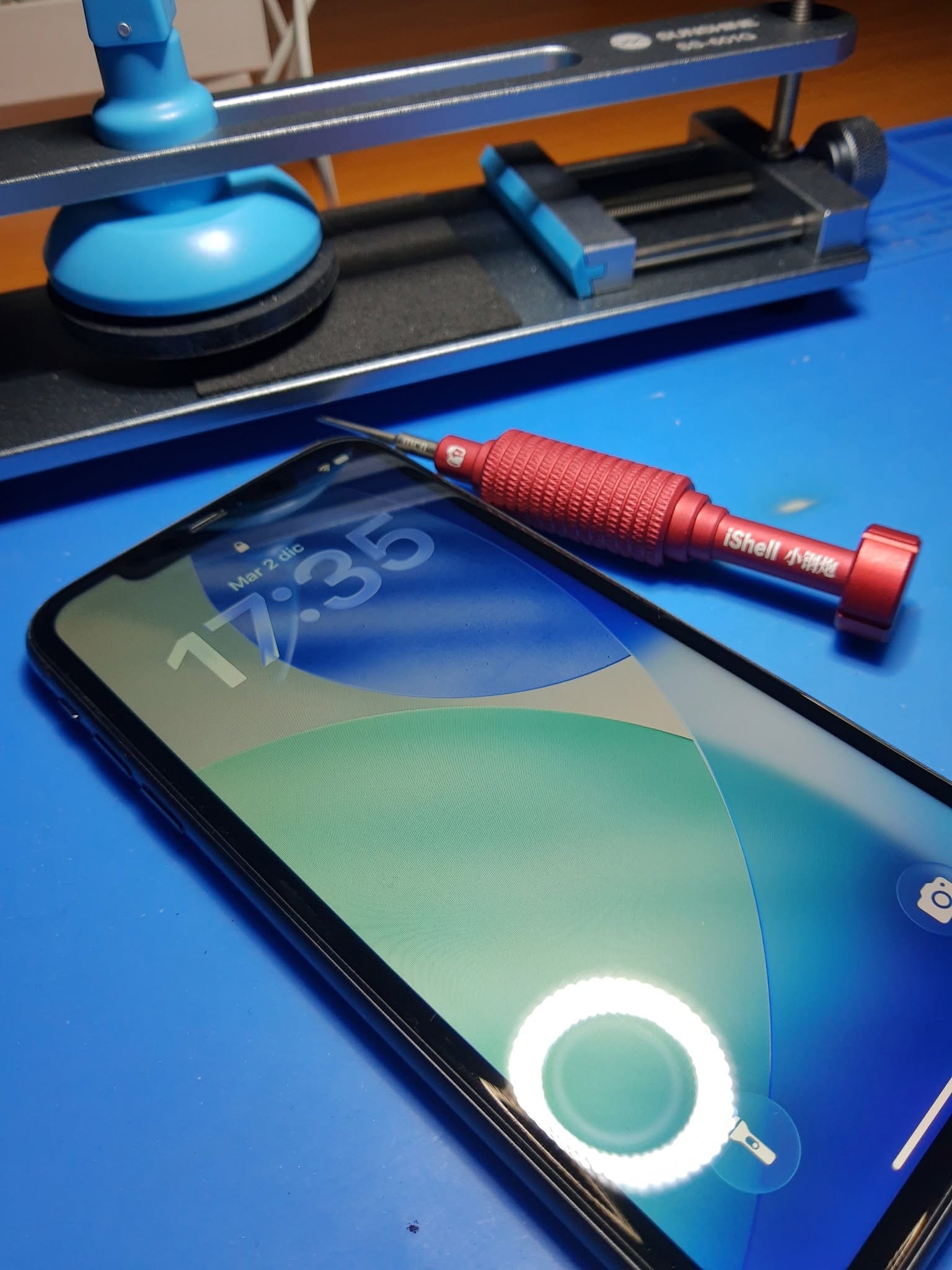 iPhone 11 funcionando después del cambio de pantalla