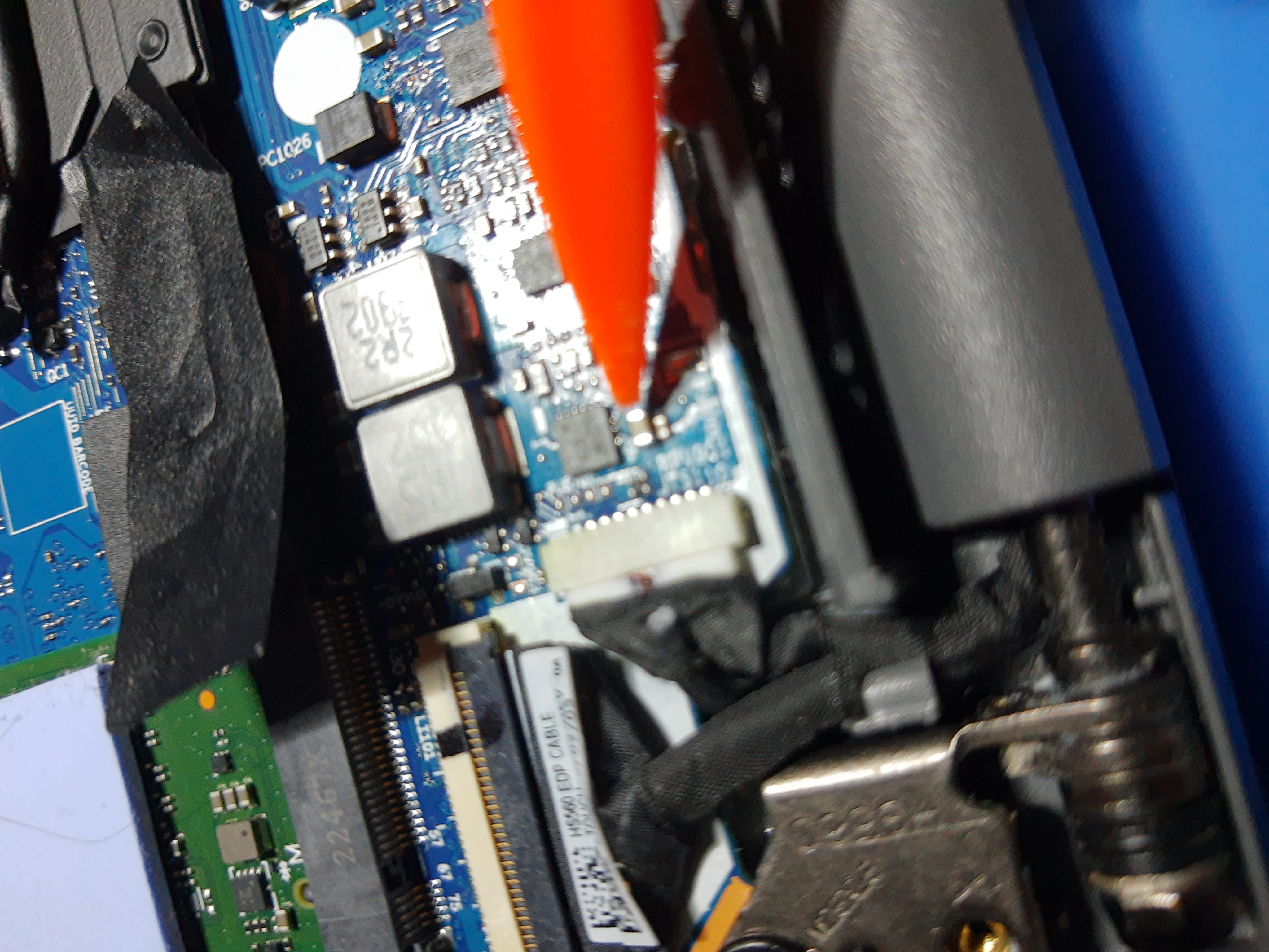 Reparación del circuito de carga del Lenovo IdeaPad 3-15ITL6