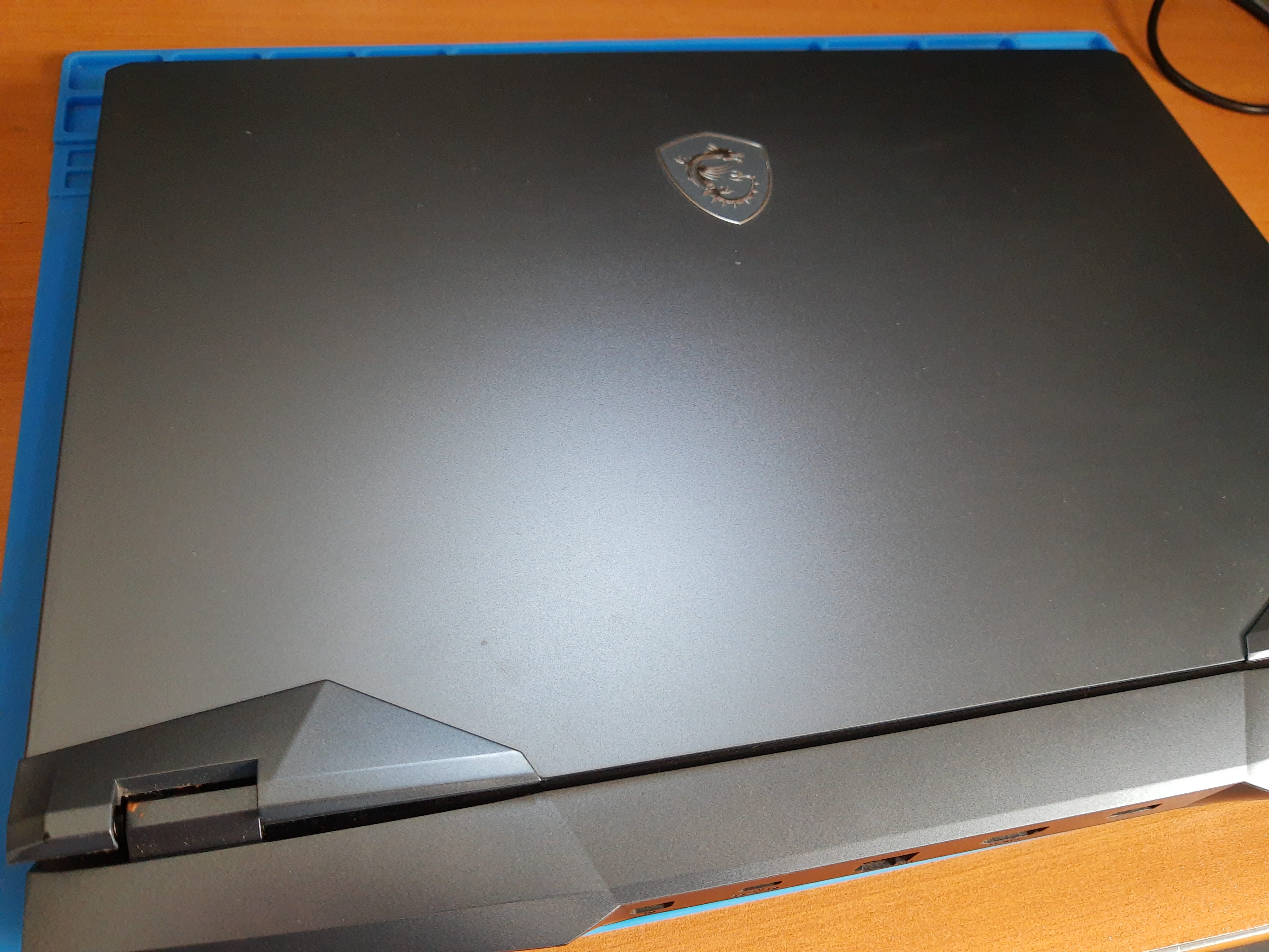MSI GE66 recibido para mantenimiento premium